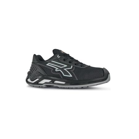 RS20214-45 UPower ZORBI Unisex Black, Grey Aluminium Toe Capped Safety Shoes, UK 10.5, EU 45