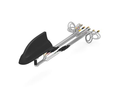 L000423-03 TE Connectivity  Shark Fin Multi-Band Antenna with SMA, SMA RP Connector, 4G, 4G (LTE), 5G (LTE), Bluetooth