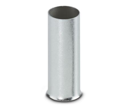 1090640 Phoenix Contact Bootlace Ferrule, 40mm Pin Length, 17.7mm Pin Diameter, Silver