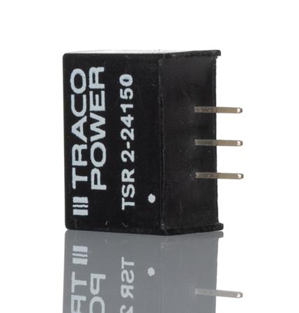 TSR-2-24150 TRACOPOWER Switching Regulator, 18 → 36V dc Input, 15V dc Output, 2A