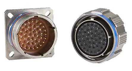 D38999-27HB5XA Deutsch DTS Series, 5 Way Box Mount MIL Spec Circular Connector Receptacle,Shell Size 11, Threaded, MIL-DTL-38999