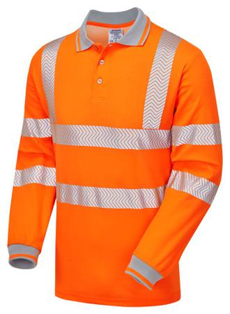 LFE926-NB-XL PULSAR LFE904 Orange Men Hi Vis Polo Shirt, XL