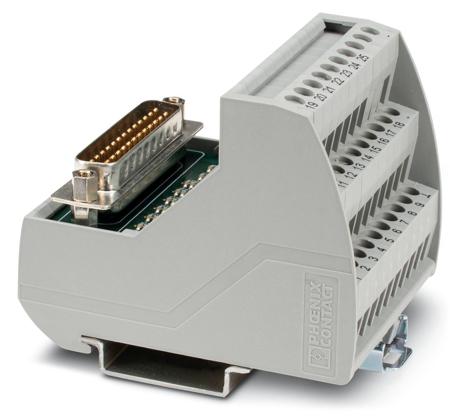 2322168 Phoenix Contact VIP-3/SC/D25SUB/M/LED Series Interface Module, DIN Rail
