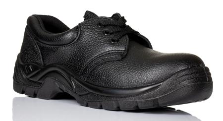 R102-05 RS PRO Unisex Black Steel Toe Capped Safety Shoes, UK 5, EU 38