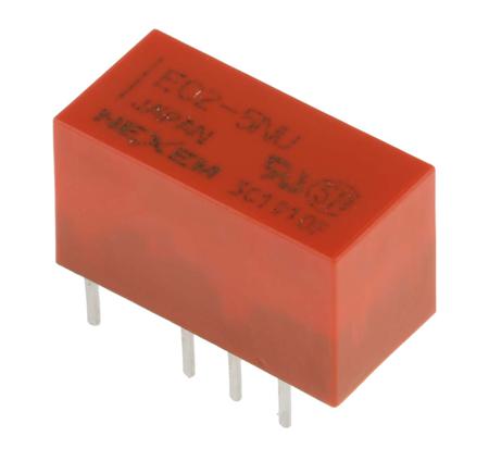 EC2-5NU KEMET PCB Mount Signal Relay, 5V dc Coil, 2A Switching Current, DPDT