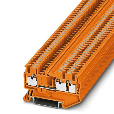 3211210 Phoenix Contact  PT 2.5-TWIN OG Series Orange, 4mm², Push In Termination, ATEX, IECEx