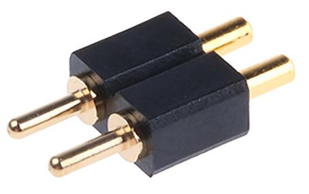 811-S1-002-10-016101 Preci-Dip 811 Series Straight Through Hole Spring Loaded Connector, 2 Contact(s), 2.54 mm Pitch, 1 Row, Shrouded
