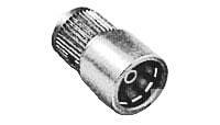 1081368-1 TE Connectivity 10813 Series, Jack Panel Mount Circular Coaxial Connector, 50Ω, Cable Termination, Vertical Body