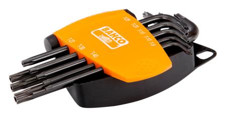 BE-8675 Bahco 8 piece, T9, T10, T15, T20, T25, T27, T30, T40