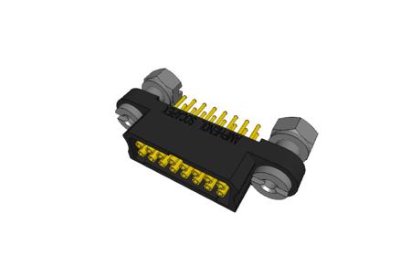 MHDAS2F016YDE53 MHDAS Series Straight PCB Mount PCB Connector, 16 Contact(s), 1.27mm Pitch, 2 Row(s), Shrouded
