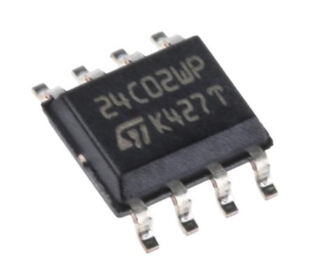 M24C02-WMN6TP STMicroelectronics ,  2 kB Serial EEPROM,  900 ns 8-Pin SOIC Serial-I2C