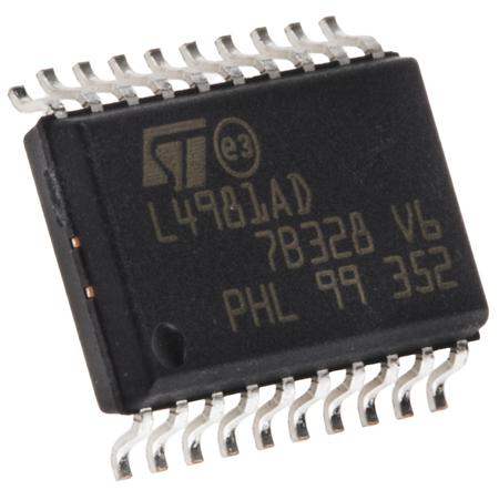 L4981AD STMicroelectronics , Power Factor Controller, 115 kHz, 19.5 V 20-Pin, SOIC