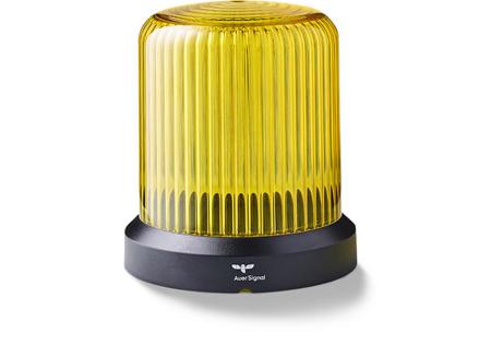 850527313 AUER Signal RDMHP Series Yellow Dimming, Flashing, Pulsating, Rotating, Steady, Strobe Beacon, 110-240 V ac,
