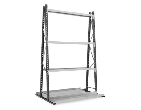 ZRVERTICSF1834ED1 Manorga Steel Dark Grey, Light Grey Storage Racking, 2500mm x 340mm