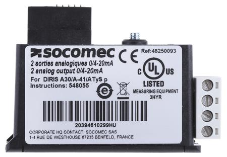 4825 0093 Socomec PLC I/O Module