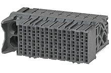 170530-3026 Molex 1.35mm Pitch Connector Backplane Connector, Receptacle, Right Angle, 16 Column, 9 Row, 144 Way, 170530