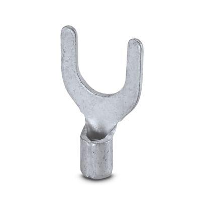 3240146 Phoenix Contact Uninsulated Fork Terminal, 17AWG to 13AWG, Silver