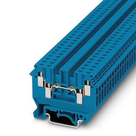 2775090 Phoenix Contact  UDK 4 BU Series Blue, 4mm², 1-Level, Screw Termination