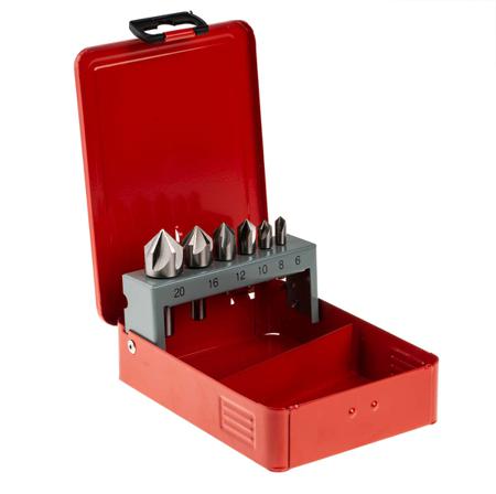 218-618 RS Pro HSS 6 piece 90° Countersink Drill Bit Set
