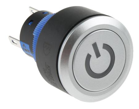 175-8973 1 Pole + Lock + Yellow LED 24V
