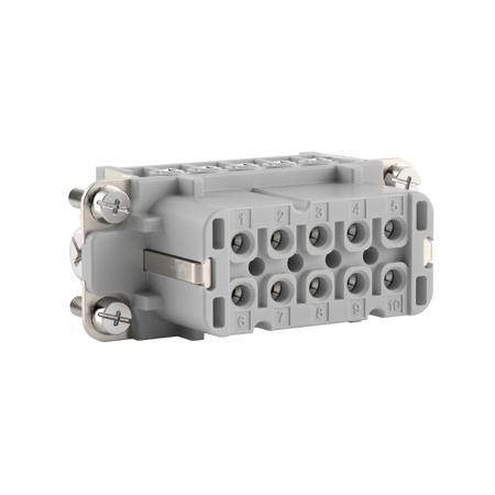 10441100-19448100-53112020 Lapp Insert, 10 Way, 16A, Female, H-A 10, 600 V