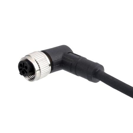 282-5438 RS PRO Right Angle Female 3 way M12 to Cable, 5m