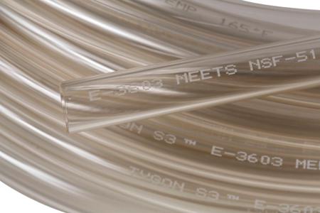 ACF00020 Saint Gobain Tygon® E-3603 Special PVC, Flexible Tube, 6.4mm ID, 15.9mm OD, Clear, 15m