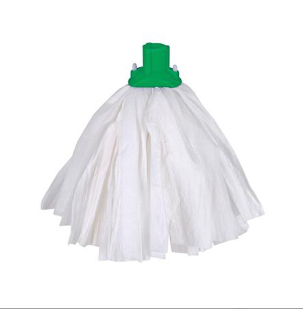 102199-Green Robert Scott Big White Exel 117g Green Non-Woven Mop Head