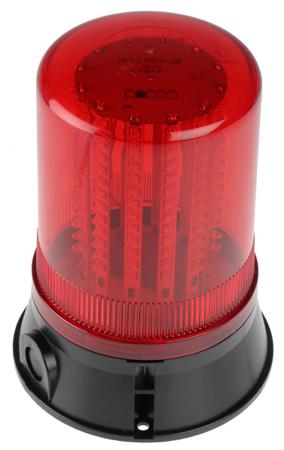 LED400-04-02RS Moflash LED400 Series Red Multiple Effect Beacon, 115 → 230 V, Surface Mount, LED Bulb