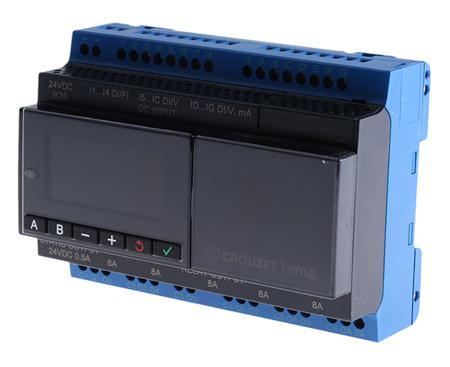88981106 Crouzet em4 Local Series PLC CPU Starter Kit for Use with em4 Series, Relay, Static Output, 16-Input, Analogue, Digital