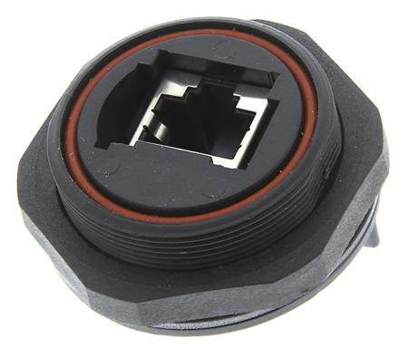 PX0839/PC Bulgin Buccaneer Series Single-Port RJ45 Coupler, Cat5e