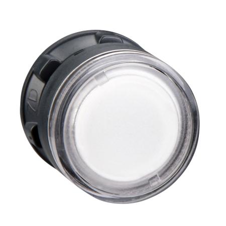 ZB5AW37 Schneider Electric Harmony XB5 Series Clear Illuminated Momentary Push Button Head, 22mm Cutout, IP66, IP67, IP69K