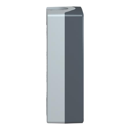 XALD04 Schneider Electric Harmony XALD Push Button Enclosure, 4 Hole Grey, 22mm diameter None Plastic
