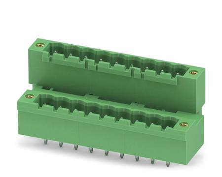 1845701 Phoenix Contact, 5.08mm Pitch, MDSTBV 2.5/ 9-GF-5.08, 9 Way, Pluggable Terminal Block, Header, Solder Termination,