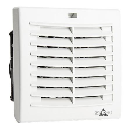 01870.1-30 STEGO FPI/FPO 018 Series Filter Fan, 48 V dc, DC Operation, 17m³/h Filtered, 23m³/h Unimpeded, IP54, 92 x 92mm
