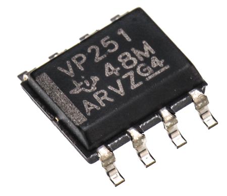 SN65HVD251D Texas Instruments , CAN Transceiver 1Mbps ISO 11898, 8-Pin SOIC