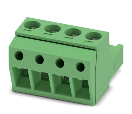 1769036 Phoenix Contact, 5.08mm Pitch, MSTBP 2.5/ 4-ST-5.08, 4 Way, Pluggable Terminal Block, Plug, Screw Termination,