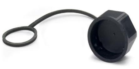 1419186 Phoenix Contact, VS-V1-F-PC-POBK Corded Dust Cap for use with RJ45 Connector, SC-RJ Connector