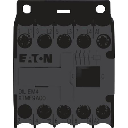 012701-DILEM4-G-24VDC- Eaton xStart DILEM 4 Pole Contactor - 9 A, 24 V dc Coil, 4NO, 4 kW