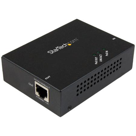 POEEXT1GAT StarTech.com RJ45 Media Converter, 10/100/1000Mbit/s, Full Duplex