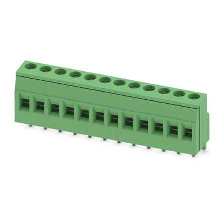 1730492 Phoenix Contact MKDS Series PCB Terminal Block, 12-Contact, 5.08mm Pitch, Through Hole Mount, 1-Row, Screw Termination