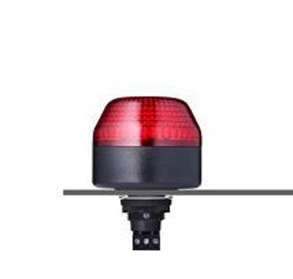 802522313 AUER Signal M22 Series Series Red Multi Strobe Beacon, 240 V ac, Panel Mount, LED Bulb, IP65, IP67