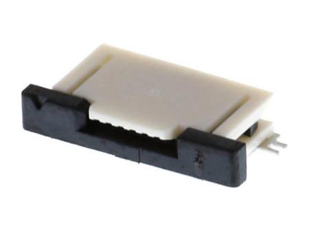 52745-0697 Molex FFC/FPC SMT 52745 Series 0.5mm Pitch 6 Way Right Angle SMT Female FPC Connector, ZIF Top Contact