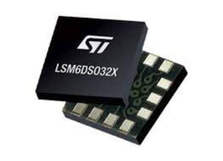 LSM6DSO32XTR STMicroelectronics 3-Axis Surface Accelerometer & Gyroscope 1.71 V 3.6 V, SPI, I2C, VFLGA, 14-Pin