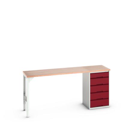 16921950.24 Bott Steel Workbench, 300kg Max Load, 930mm x 600mm x 2000mm