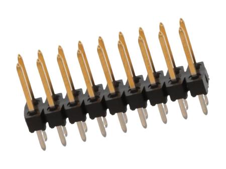 90131-0769 Molex 90131 Series Right Angle Through Hole PCB Header, 18 Contact(s), 2.54 mm Pitch, 2 Row, Unshrouded