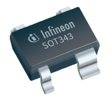 BFP196WNH6327XTSA1 Infineon  NPN RF Bipolar Transistor, 150 mA, 12 V, 4-Pin SOT-343