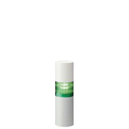 LR5-102WEBW-G Patlite LR5 Series Green Buzzer Signal Tower, 1 Lights, 24 V dc, Direct Mount