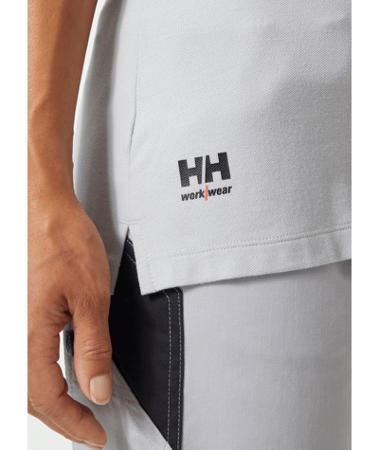 79168_910-XL Helly Hansen Classic Grey 100% Cotton Polo Shirt, UK- XL, EUR- XL