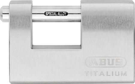 70886 ABUS Key Weatherproof Titanium Safety Padlock, 12mm Shackle, 90mm Body